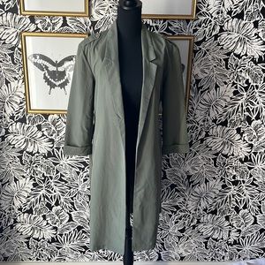 H&M divided wrap coat